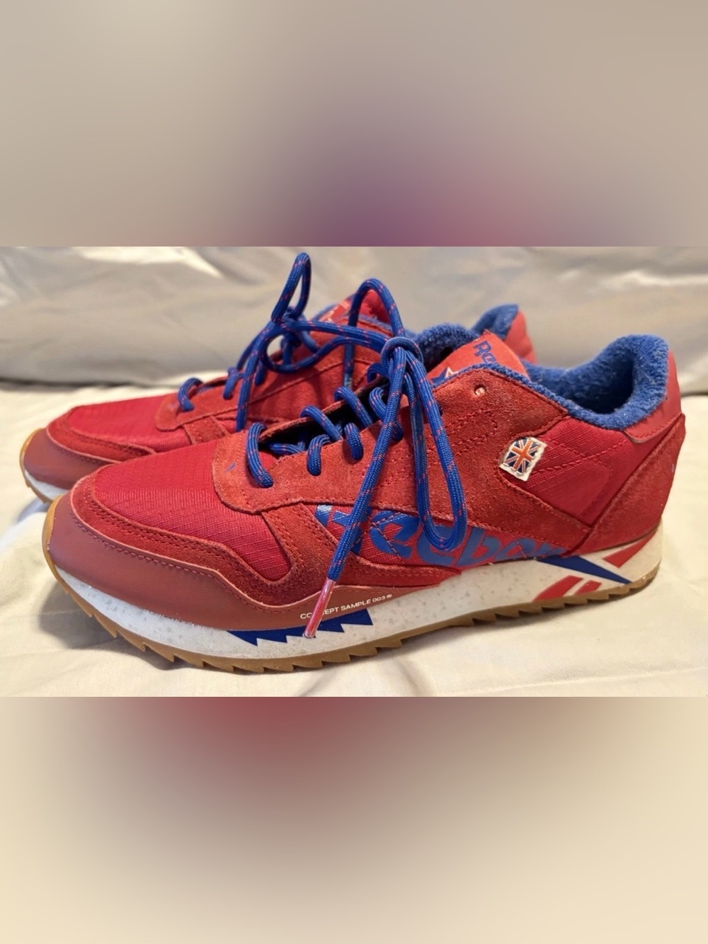 Reebok women’s classic ripple sneakers, concept sample 003, size 6.5